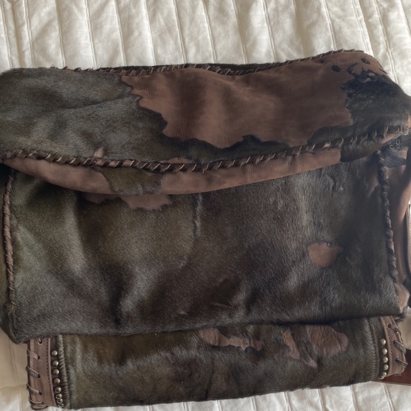 Jose Luis Calf Hair Leather German Silver Bag - Picture 11 of 15